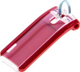 Staples Zawieszka do kluczy KEY CLIP czerwony 6 szt.