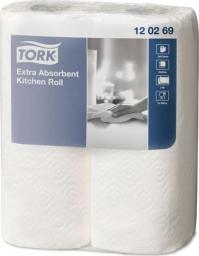 Staples Ręcznik kuchenny PREMIUM, 23 cm x 15,36 m biały, opakowanie 2 sztuki