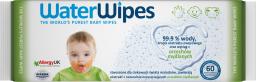 WaterWipes , Chusteczki nasączane czystą wodą, Soapberry (z dodatkiem wyciągu z orzechów mydlanych), 60szt. PL