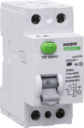 Noark NOARK Wyłącznik różnicowoprądowy RCCB 2P 25A 0,03A typ AC Ex9L-N 108314