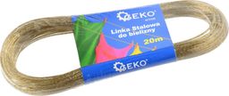Geko Stalowa linka do bielizny 20m powlekana G73190