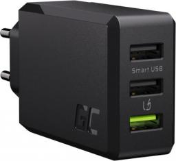 Ładowarka Green Cell ChargeSource 3 3x USB-A 2.4 A (CHARGC03)