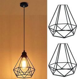 Lampa wisząca ECpower ZD74E LAMPA SUFITOWA ŻYRANDOL KLOSZ E27 uniwersalny