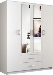 Topeshop szafa Romana lustro 160cm biel (ROMANA 160 BIEL KPL)