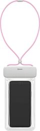 Baseus BASEUS LETS SLIP UNIVERSAL WATERPROOF CASE WHITE/PINK