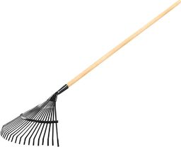 Verto Grabie do liści 21 zębów metalowe trzonek drewniany 15G051