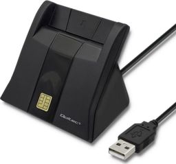 Qoltec Inteligentny czytnik chipowych kart ID