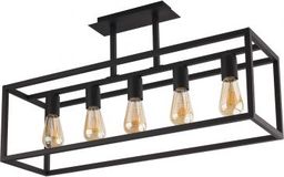 Lampa sufitowa Nowodvorski Crate 9047 Plafon lampa sufitowa 5x60W E27 Czarny