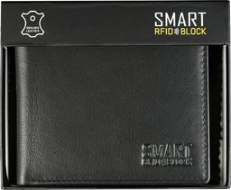 KORUMA Męski Antykradzieżowy Portfel RFID Chroni Karty Zbliżeniowe SM-901PBL Uniwersalny