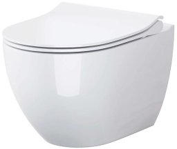 Miska WC Cersanit Zen Clean On+ deska Slim wolnoopadająca (S701-428)
