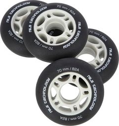 Nils Extreme PU 70x24 82A CZARNE MATOWE KÓŁKA (4 szt.) NILS EXTREME