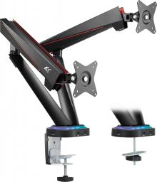 NanoRS Uchwyt biurkowy na 2 monitory 17" - 32" (RS887)
