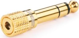 Adapter AV Ugreen Jack 3.5mm - Jack 6.3mm złoty (20503)