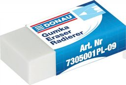 Donau Gumka uniwersalna 41x21x11mm biała
