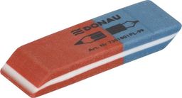 Donau Gumka wielofunkcyjna 57x19x8mm niebiesko-czerwona