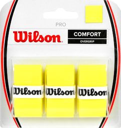 Wilson Owijka Wilson Pro Comfort Overgrip żółta 3szt WRZ4014YE