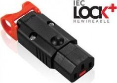 Digitus Złącze ASSMANN zasilające do zarobienia z blokadą IEC LOCK+ OPEN/C13 Ż