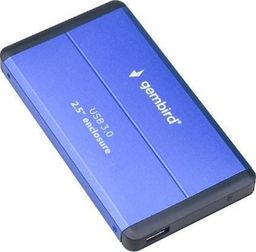 Kieszeń Gembird 2.5" SATA - USB 3.0 Niebieska (EE2-U3S-2-B)