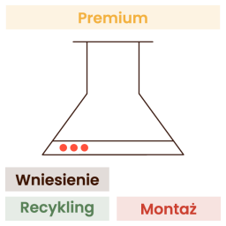  Montaż okapu ściennego KOMFORT 