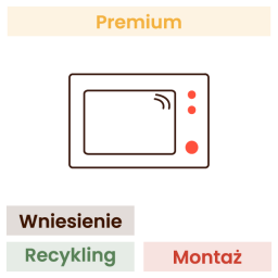  Montaż kuchenki mikrofalowej w zabudowie KOMFORT