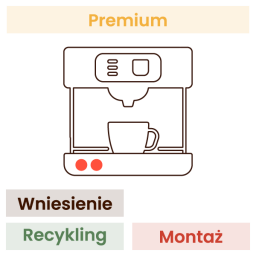 Montaż ekspresu w zabudowie KOMFORT