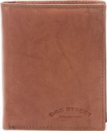 Bag Street Duży portfel męski skórzany brązowy C70