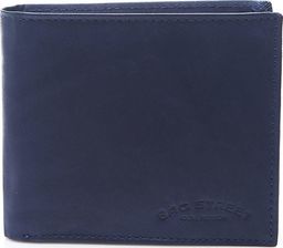 Bag Street Męski skórzany portfel duży granatowy C65