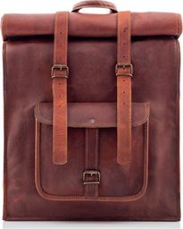Belveder Plecak vintage skórzany brąz Outlander BT07