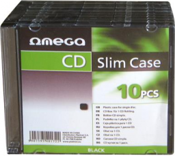 Omega Pudełko Slim Case 1 płyta x10 szt. (40172)