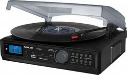 Gramofon Sencor Gramofon STT 212U Cyfrowy tuner FM, USB/SD, MP3, BT (STT 212U) - UBSECFSTT212UBK