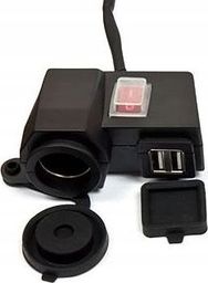 eXtremestyle Gniazdo zapalniczki 12V 2x USB 5V motocykl 3 w 1