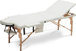 Bodyfit Stół, łóżko do masażu 3-segmentowe drewniane XXL uniwersalny (580)