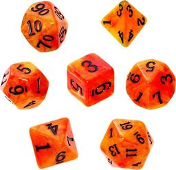 Rebel Komplet kości REBEL RPG - Akrylowe - Zachód Słońca