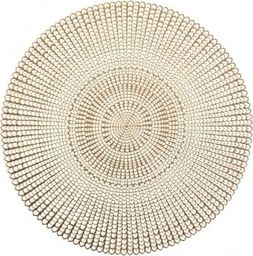 Zeller Zeller, Podkładka cut out, PCV, okrągła, złota, 41cm