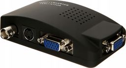 System przekazu sygnału AV Pawonik KONWERTER SYGNAŁU BNC S-VIDEO VGA AV - VGA ZESTAW