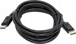 Kabel Pawonik DisplayPort - DisplayPort 3m czarny (115)