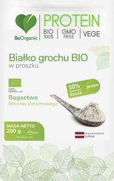 Be Organic Białko Grochu Bio* 200G Medicaline Błonnik Pokarmowy