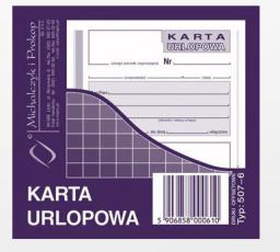 Michalczyk & Prokop Karta urlopowa 2/3 A6 40kartek (507-6)