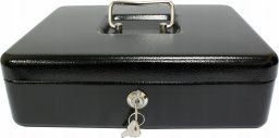 Metalplus Duża kasetka na pieniądze czarna (21534AS_BLACK)