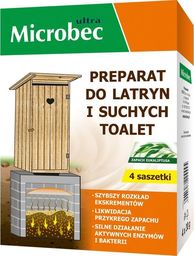 Bros BROS Microbec do toalet i suchych toalet 4x30g