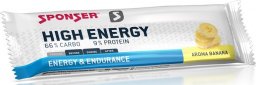 Sponser Baton energetyczny SPONSER HIGH ENERGY BAR bananowy (pudełko 30szt x 45g) (NEW)