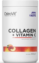 OstroVit OstroVit Collagen + Vitamin C brzoskwinia - 400 g