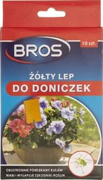 Bros Bros Lep do doniczek żółty - 10 sztuk