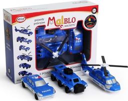 Malblo Magnetic Pojazdy policyjne 3+ Malblo