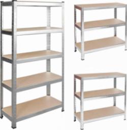 Humberg Regał metalowy magazynowy 150x75x30 cm Humberg HR-810 () - 4186