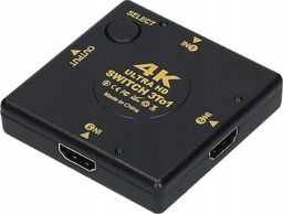 Pawonik Switch Przełącznik 3x Hdmi Ultra Hd 4K