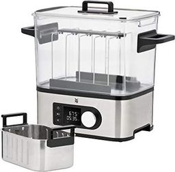 WMF WMF Lono 2in1 Sous Vide Garer Pro z wkładką do wolnego gotowania (1500 W, gotowanie próżniowe, powolne gotowanie, pojemnik na wodę 6,0 l, funkcja timera do 72 godzin)