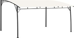 vidaXL Zadaszenie ogrodowe, 4 x 3 x 2,25 m, kremowe