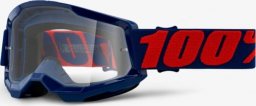 100% Gogle 100% STRATA 2 MASEGO (Szyba Przezroczysta Anti-Fog, LT 88%-92%)