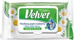 Velvet Papier toaletowy celulozowy VELVET Rum Aloe 42 listki biały